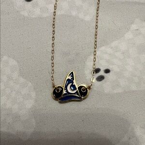 Sorcerer Mickey Gold Necklace